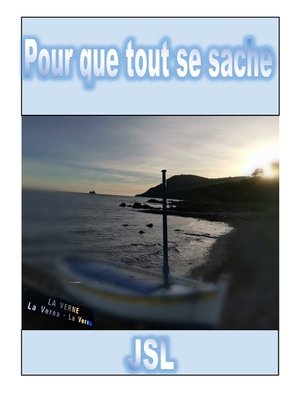 cover image of POUR QUE TOUT SE SACHE